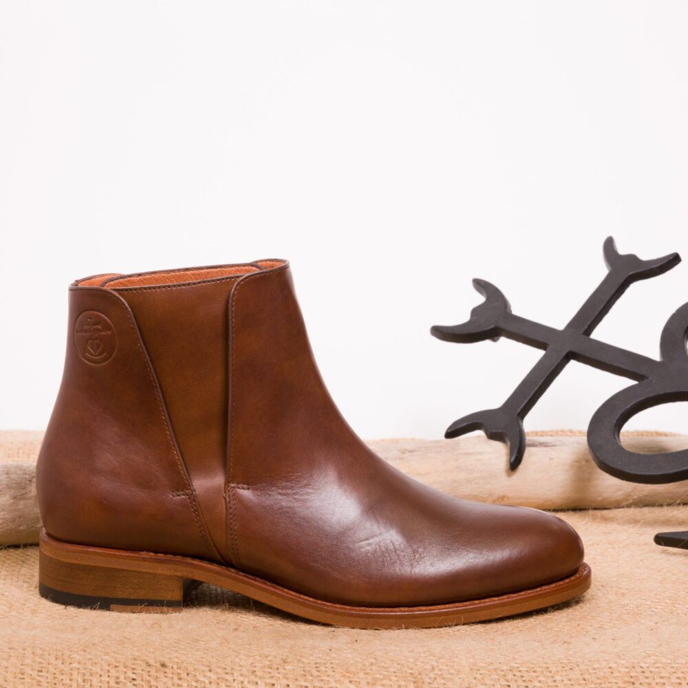 Women's low boot Ref JULIETTE gold - Image 2