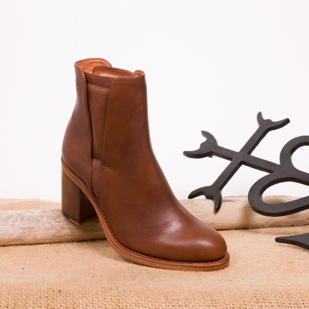 Women's low boot Ref LISE gold