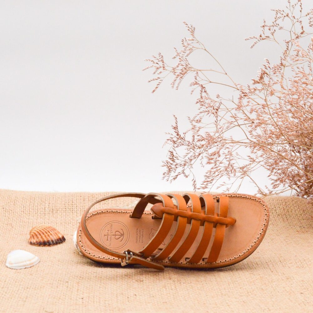 Camargue sandal TROPEZIENNE natural - Image 2