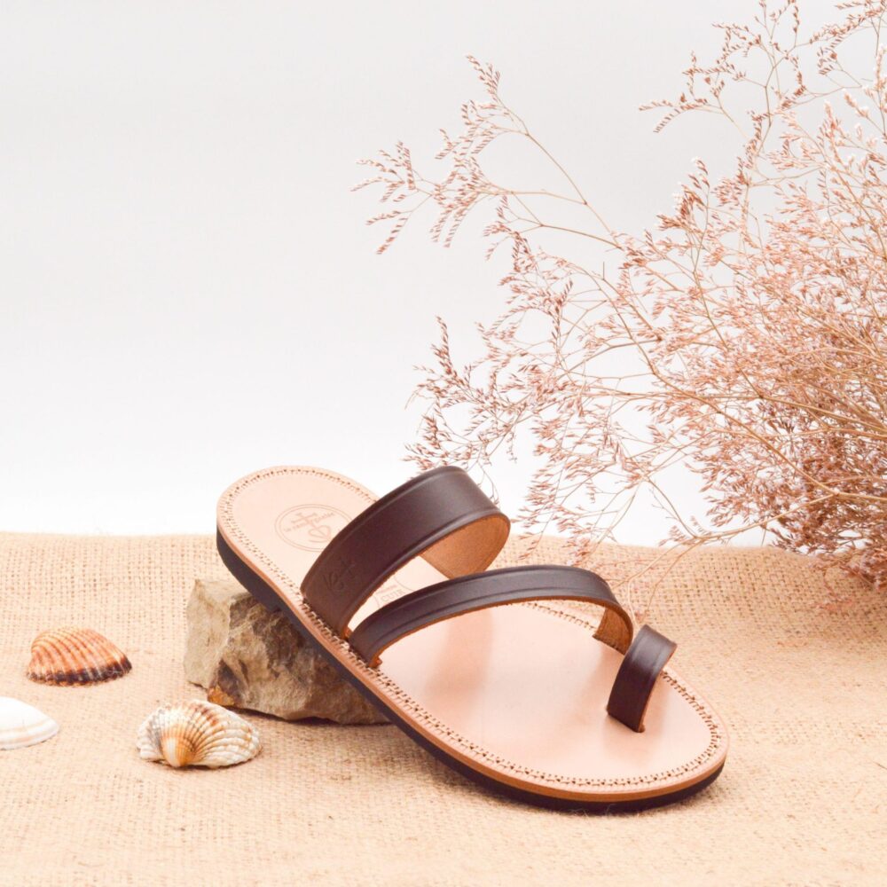 Camargue sandal LOULOU brown