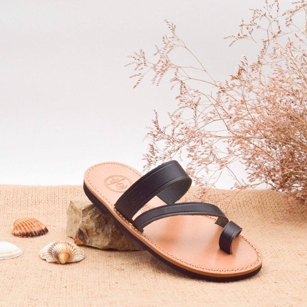 Camargue sandal LOULOU black
