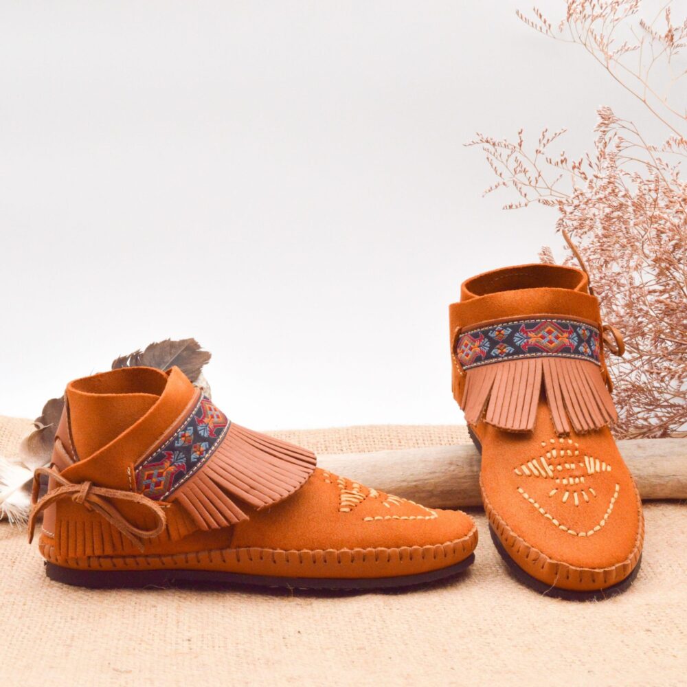 Indian moccasin EL LOBO reference KIOWA rust - Image 2