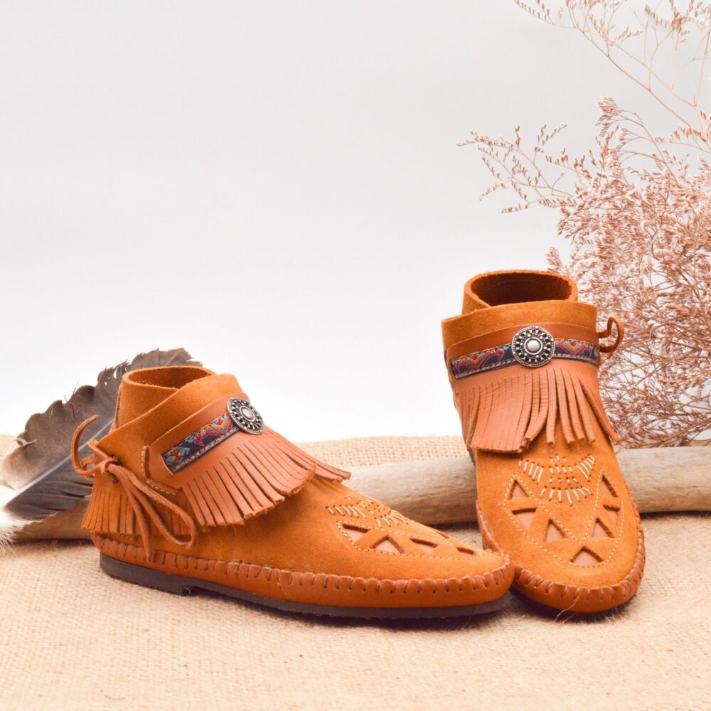 Indian moccasin EL LOBO reference PONCA