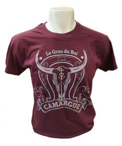 Camargue Bordeaux Skull Tee-Shirt