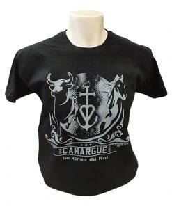 Tee-Shirt Cross of Camargue Black