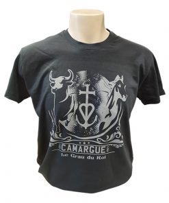 Grey Camargue Cross Tee-Shirt