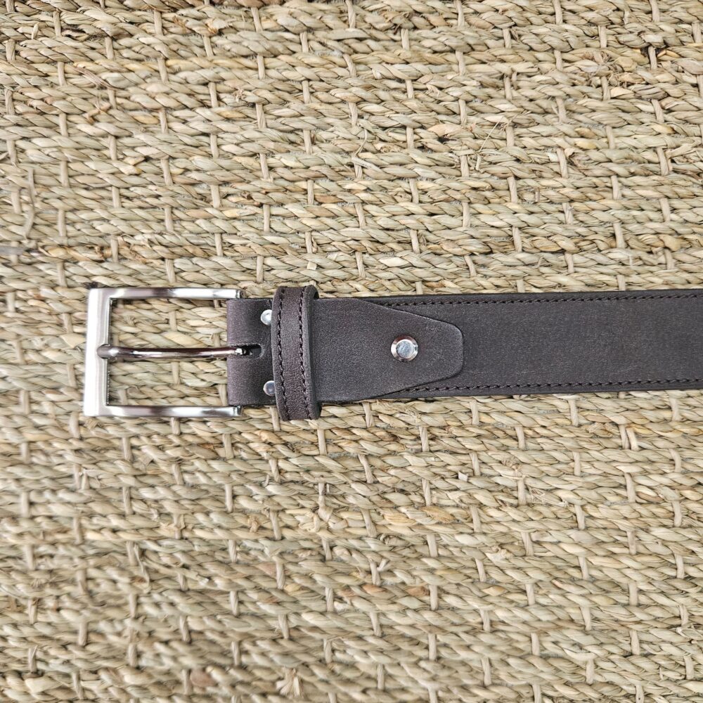 ceinture cuir brun 006