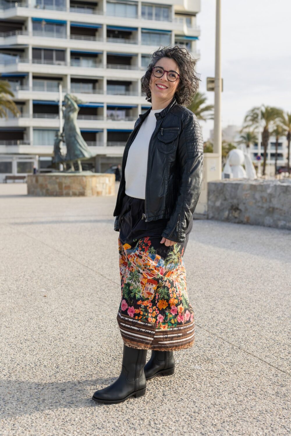 botte camarguaise "manadiÈre" noir