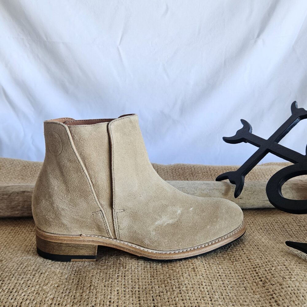 bottine femme cuir réf juliette désert